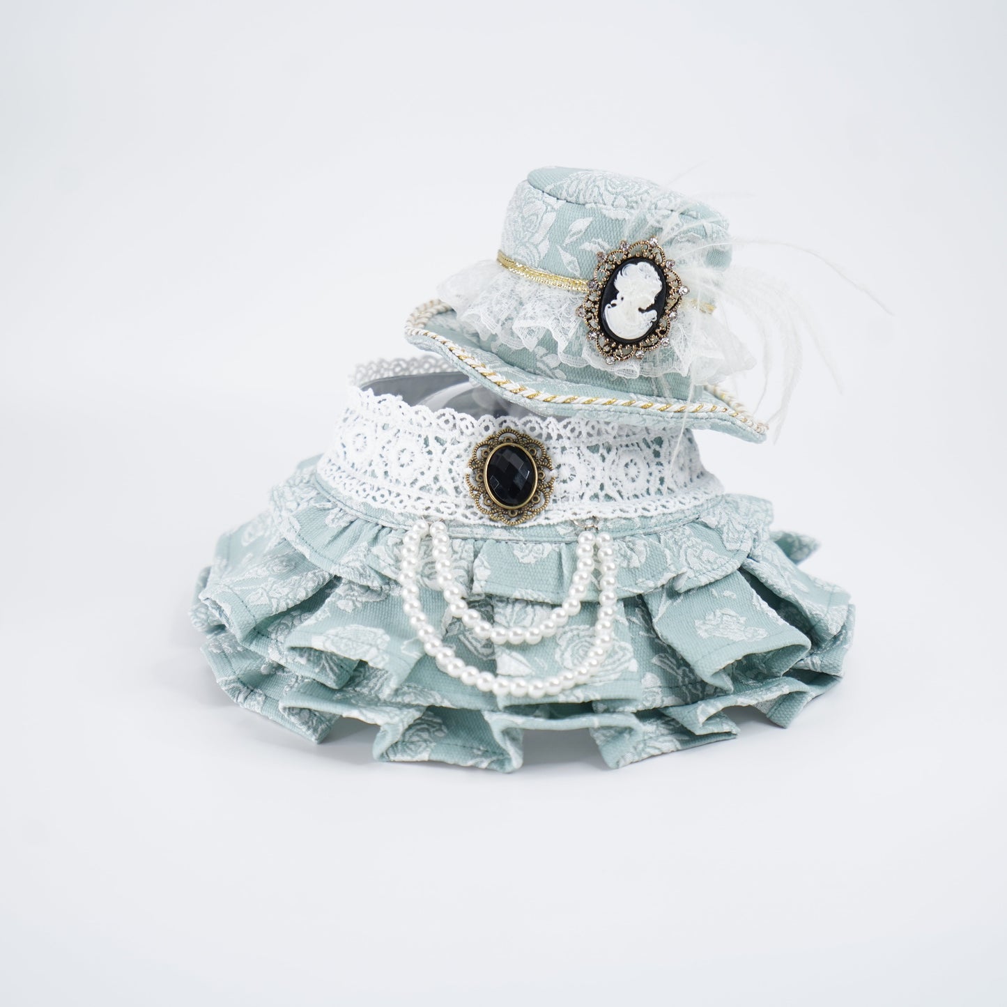 Augusta (1-Regency Celadon Sage) | Pet Hat