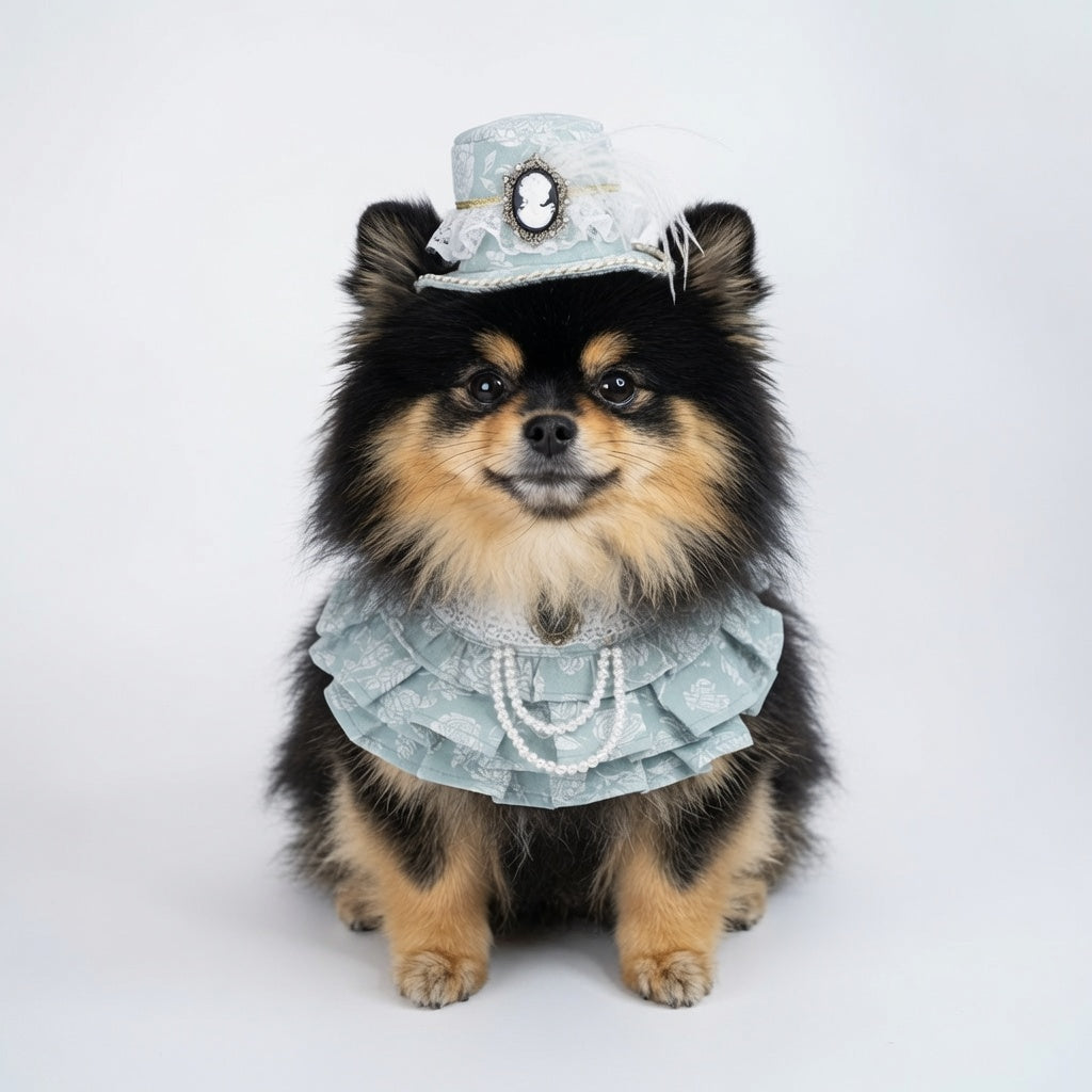 Augusta (1-Regency Celadon Sage) | Pet Hat