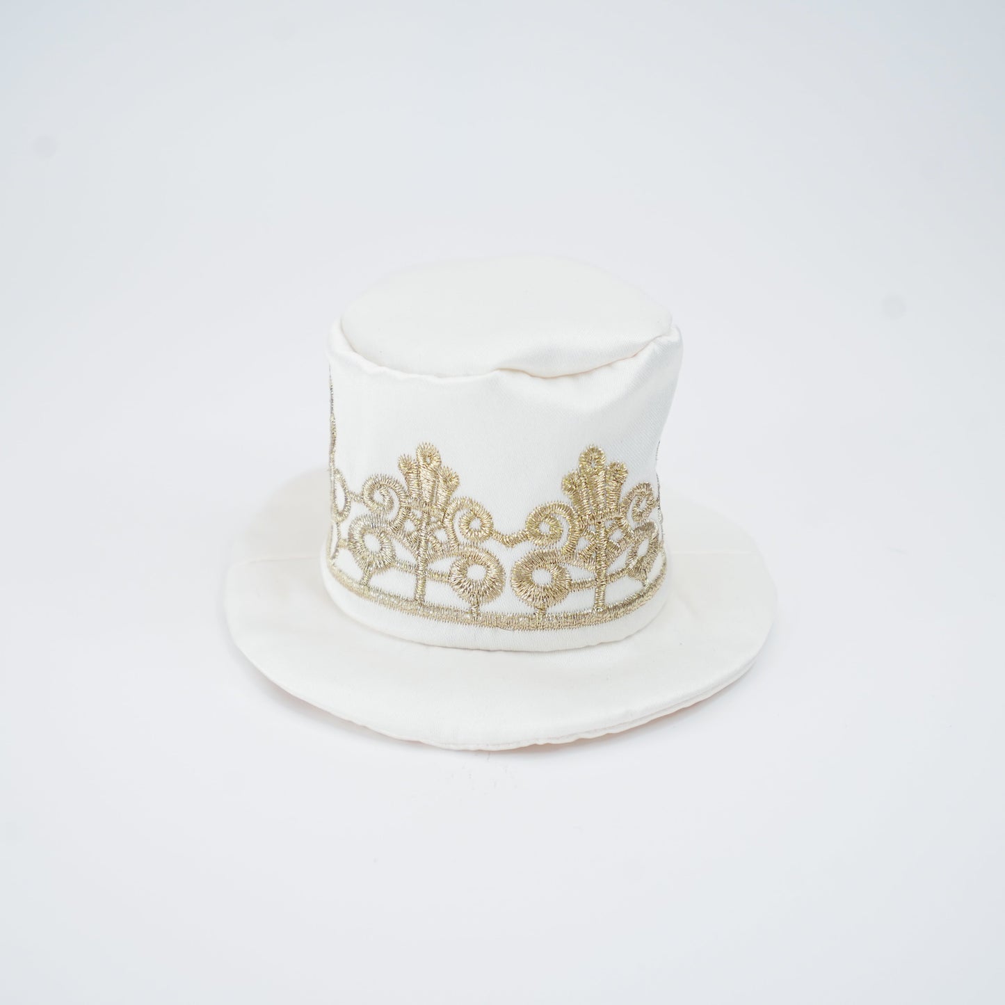 Sovereign (3-Bridal Alabaster Silk) | Pet Hat