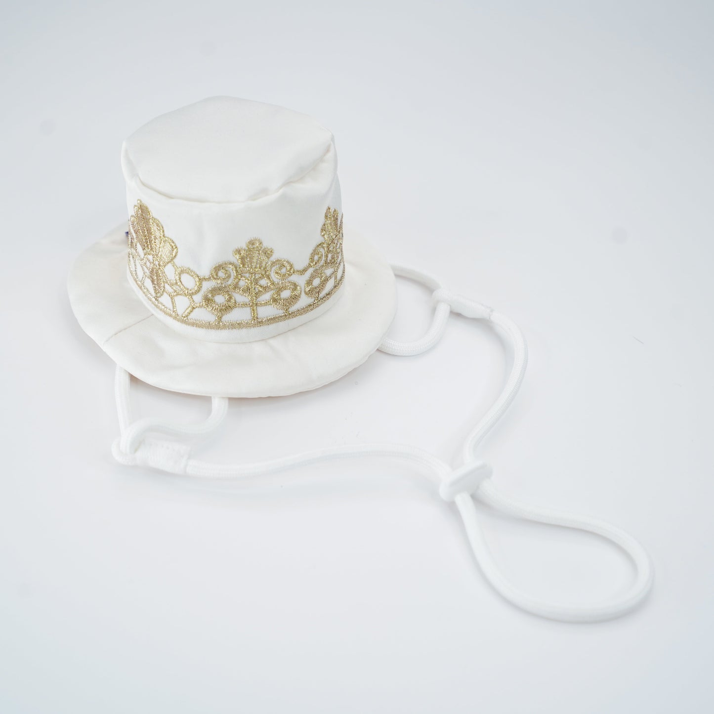 Sovereign (3-Bridal Alabaster Silk) | Pet Hat