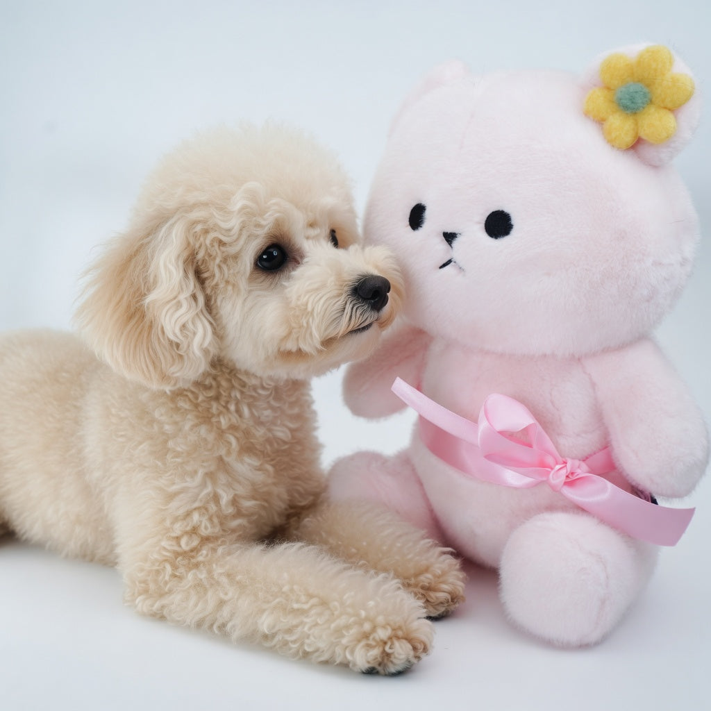 [Pre-order] Momoji Bear Family (1-Pink Bear | Flower Princess) | Pet Plushie