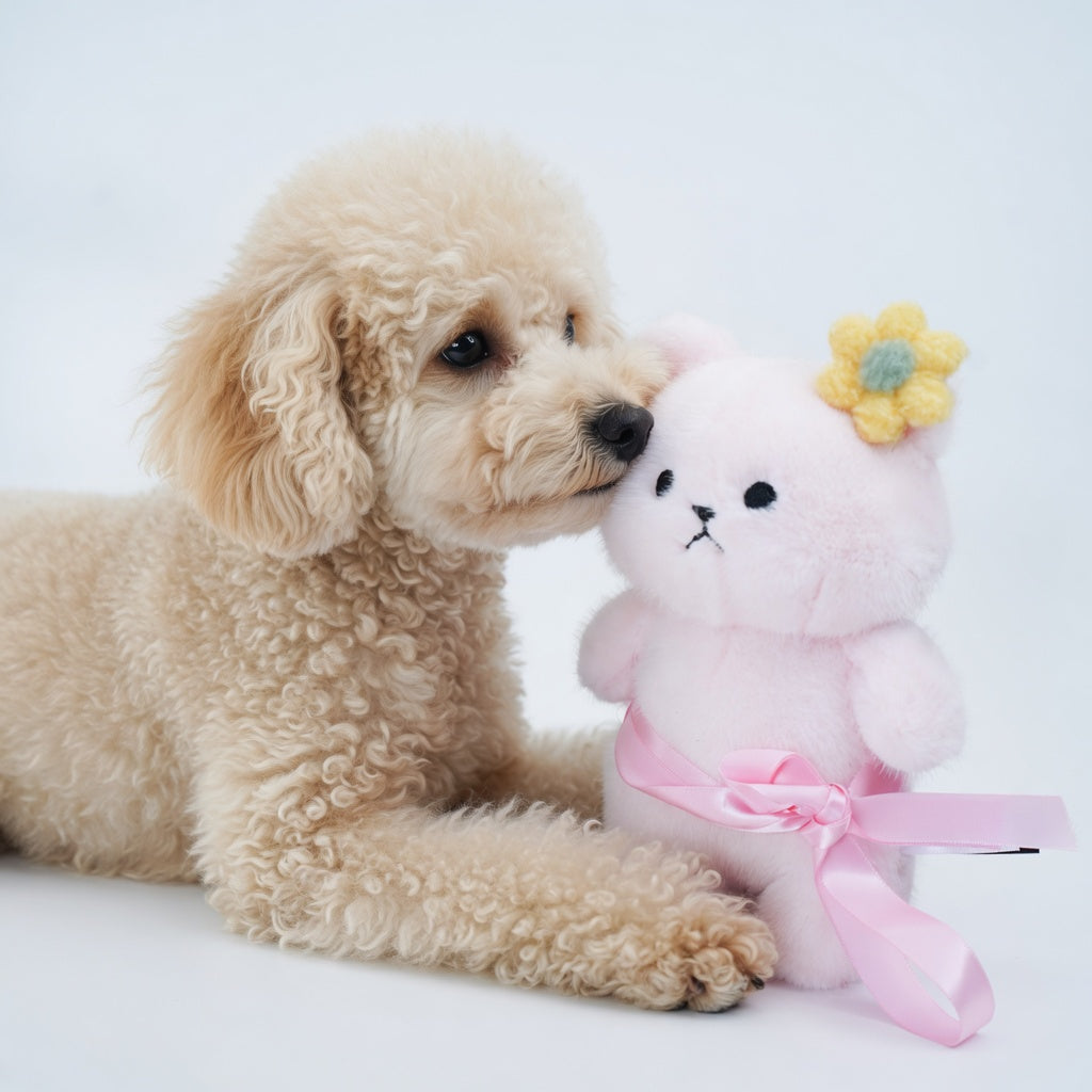 [Pre-order] Momoji Bear Family (1-Pink Bear | Flower Princess) | Pet Plushie