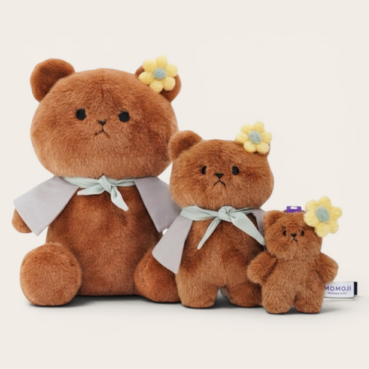 [Pre-order] Momoji Bear Family (2-Brown Bear | Picnic Adventurer) | Pet Plushie