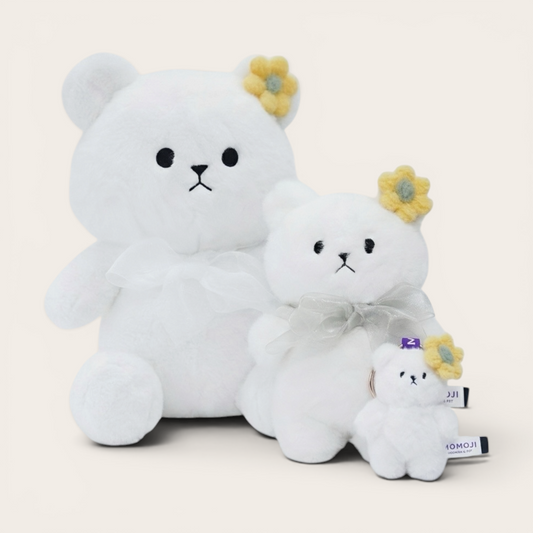 [Pre-order] Momoji Bear Family (5-White Bear | Cloud Dreamer) | Pet Plushie