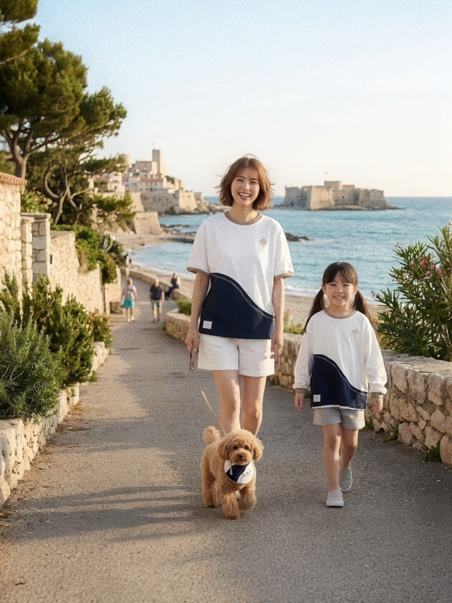 [Pre-order] Antibes (2-French Riveria Blue) | Pet Neckwear