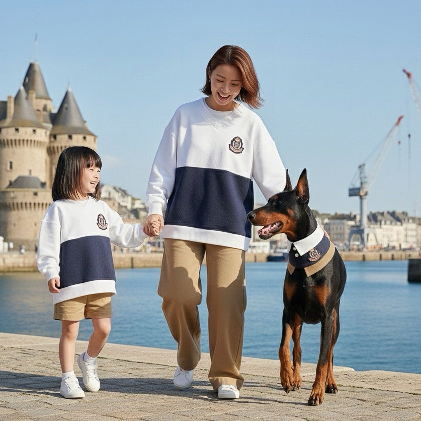 [Pre-order] Brest Sweatshirt (1-French Riveria Blue) | Hooman (Adult/Kids)