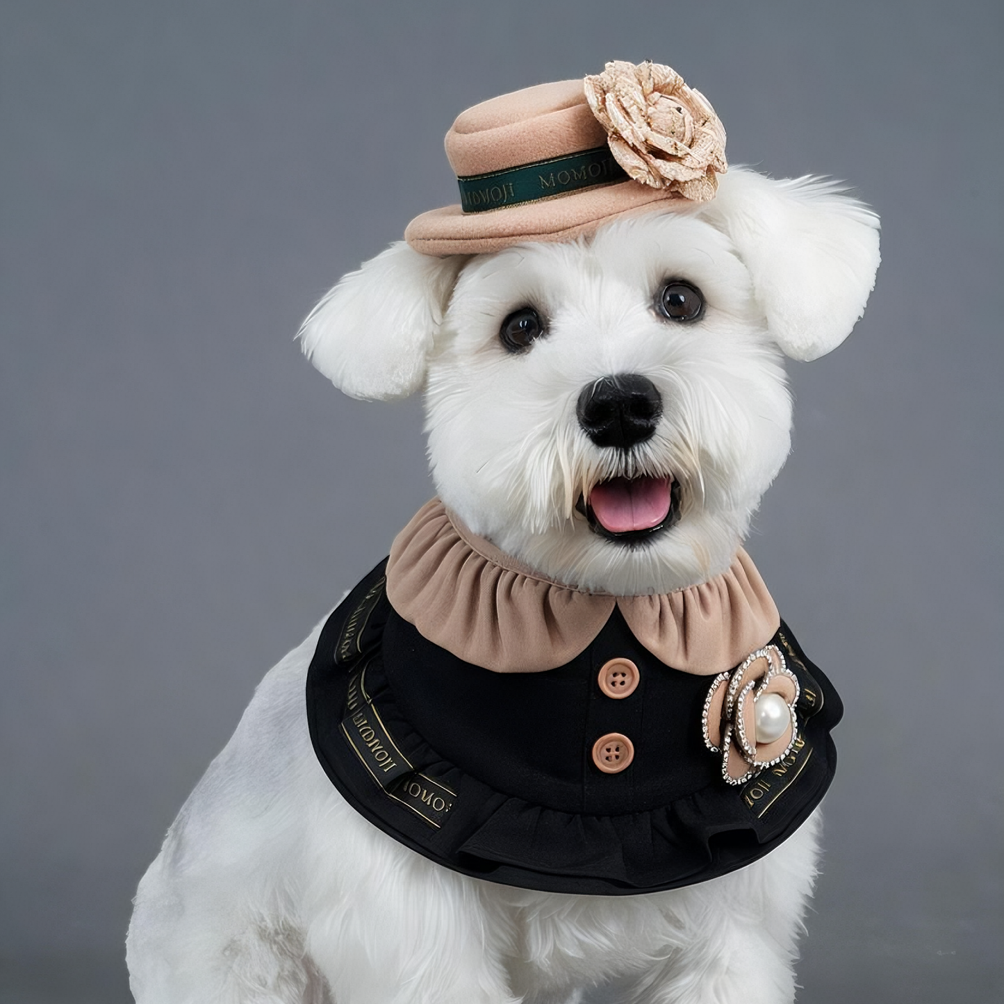 Covent (1-Classic Black & Camel Tan) | Pet Neckwear