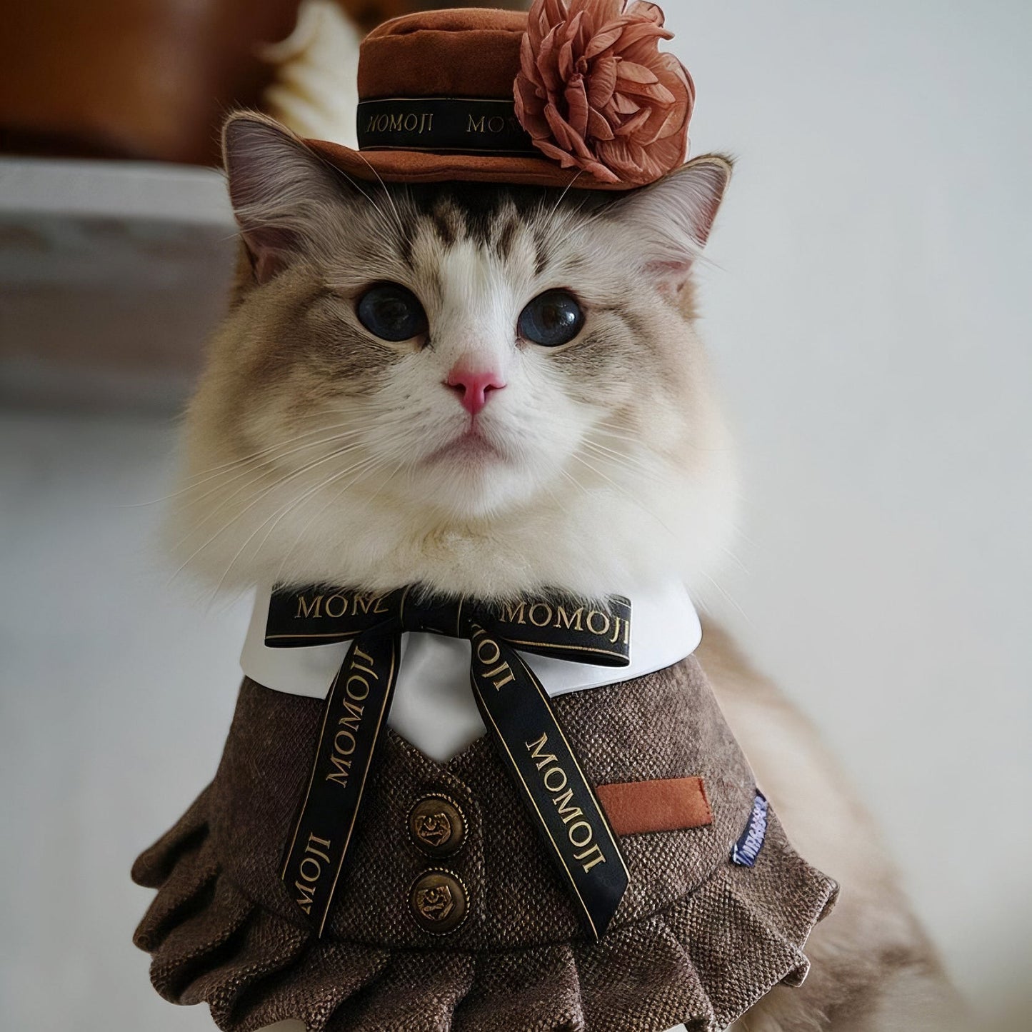 Picadilly (1-Vintage Brown Tweed) | Pet Neckwear